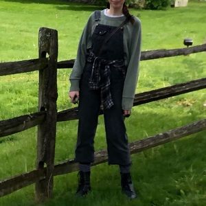 free people boyfriend overalls